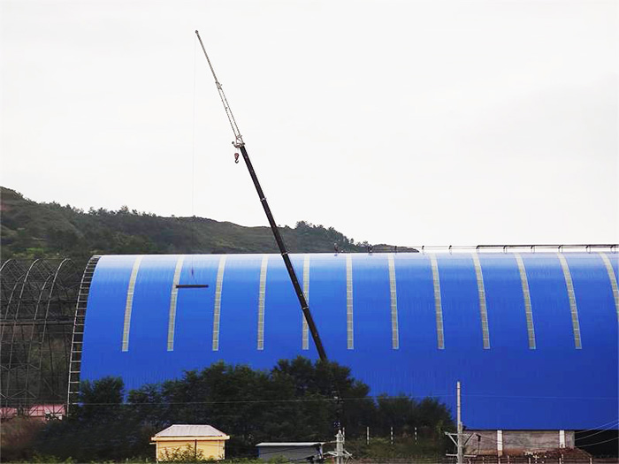 红桥煤棚网架工程
